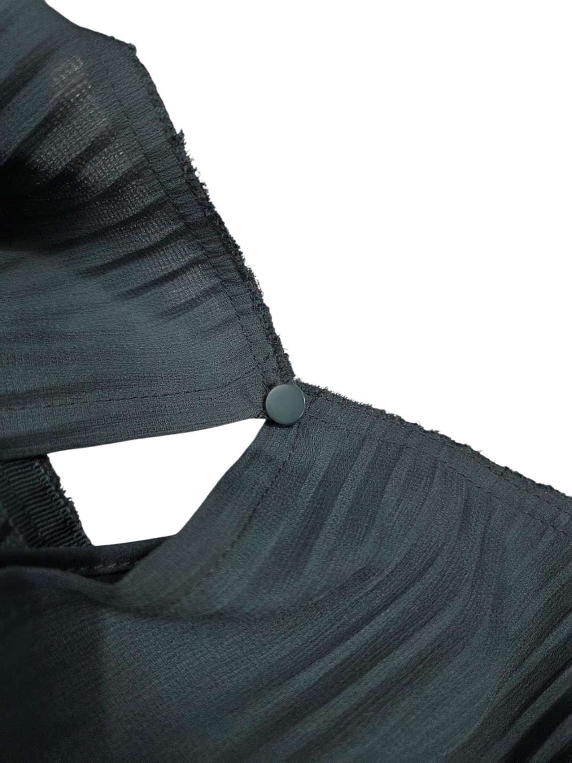 시스템 다크그린 민소매 플리츠 롱 원피스 S 상품이미지6