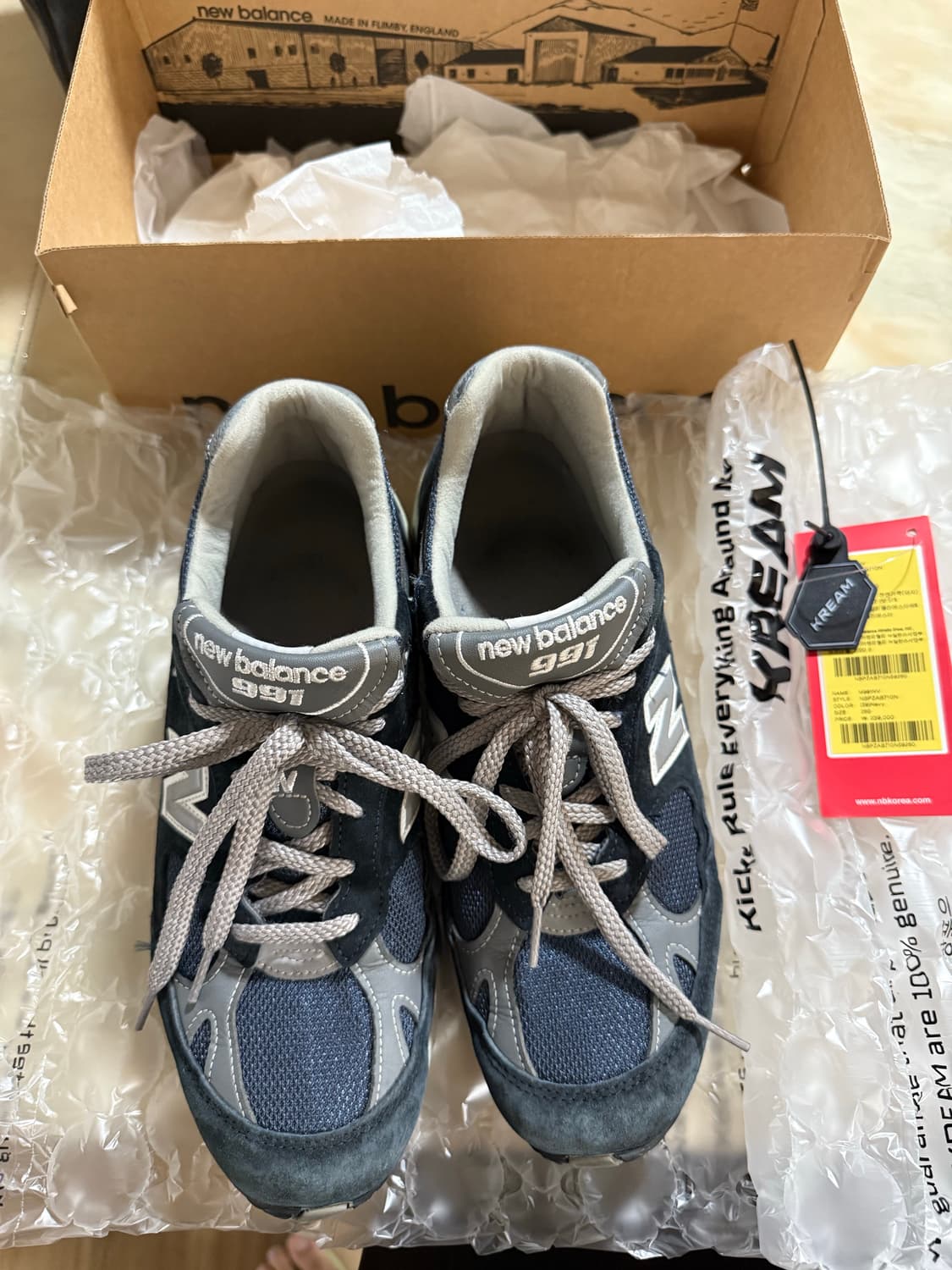 260 뉴발란스 991 Made in UK 네이비 상품이미지2