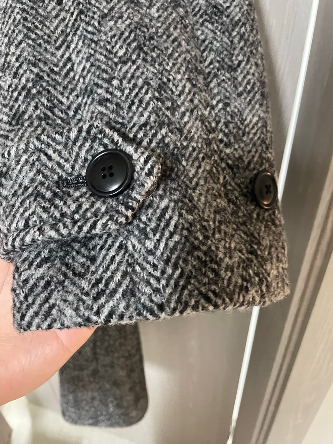 coor 헤링본 코트 팝니다 상품이미지5