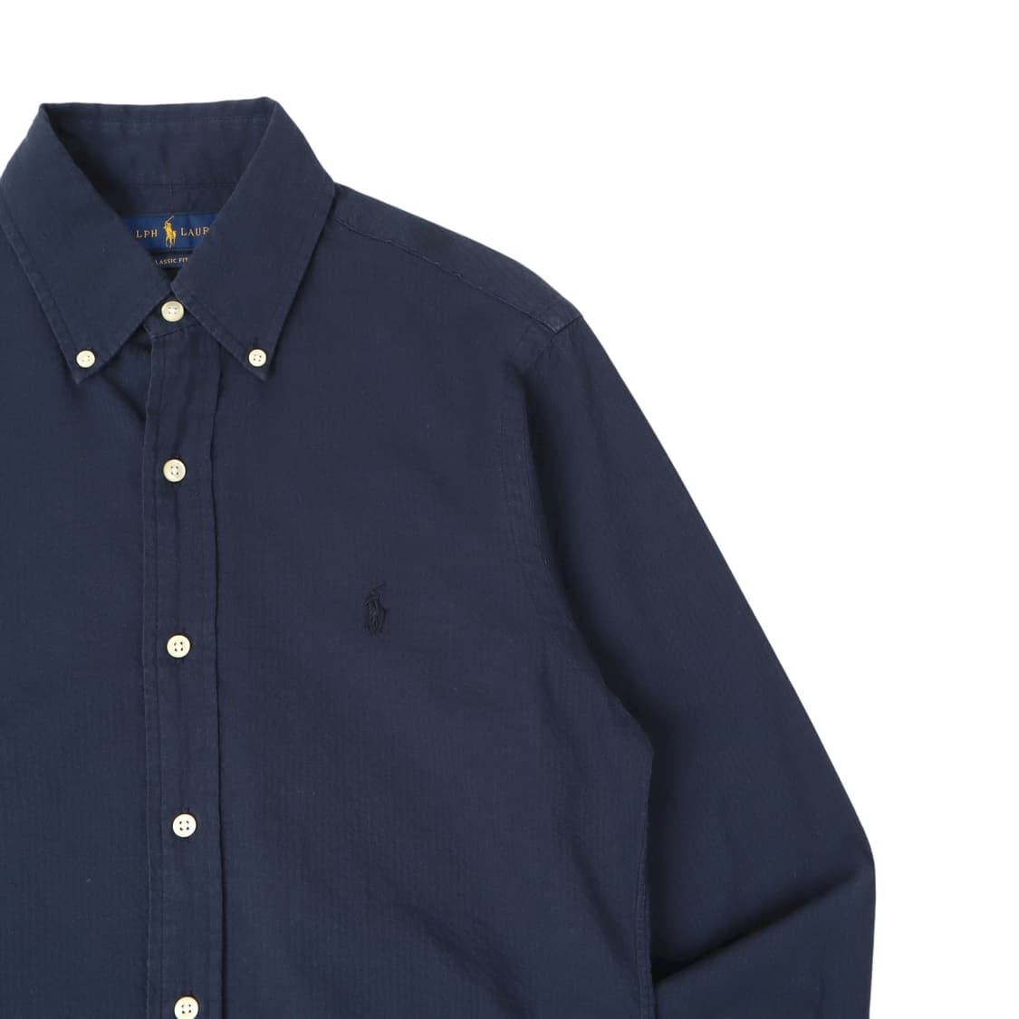 폴로 랄프로렌 네이비 시어서커 클래식핏 셔츠 상품이미지3