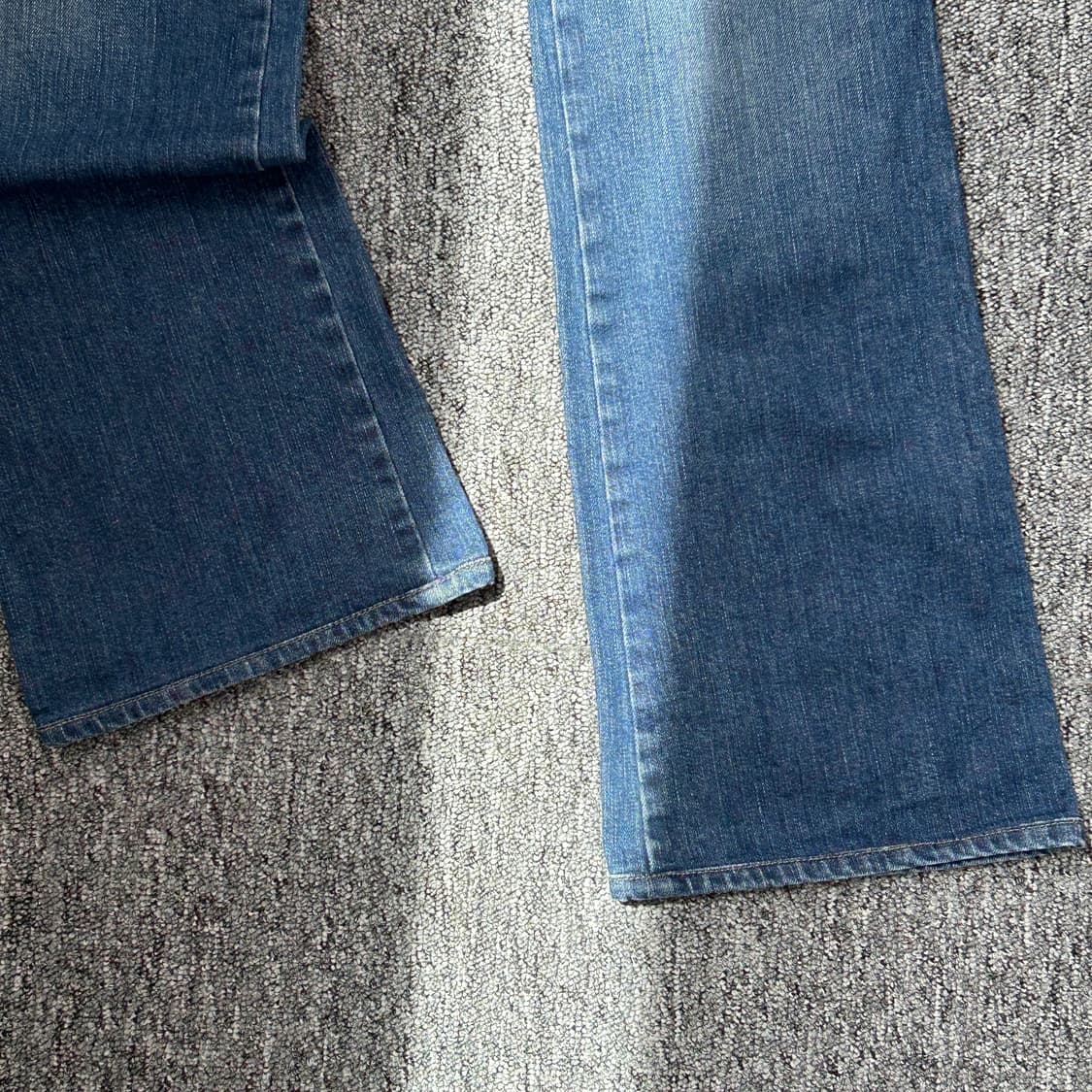 아르마니 진스 세미부츠컷 데님 팬츠 상품이미지5