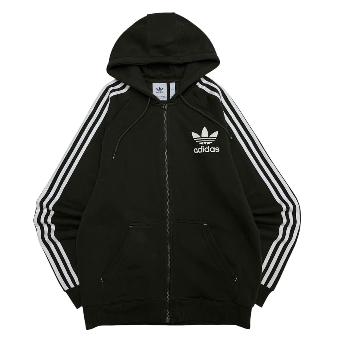 아디다스 화이트라인 그린 후드집업 M 상품이미지3