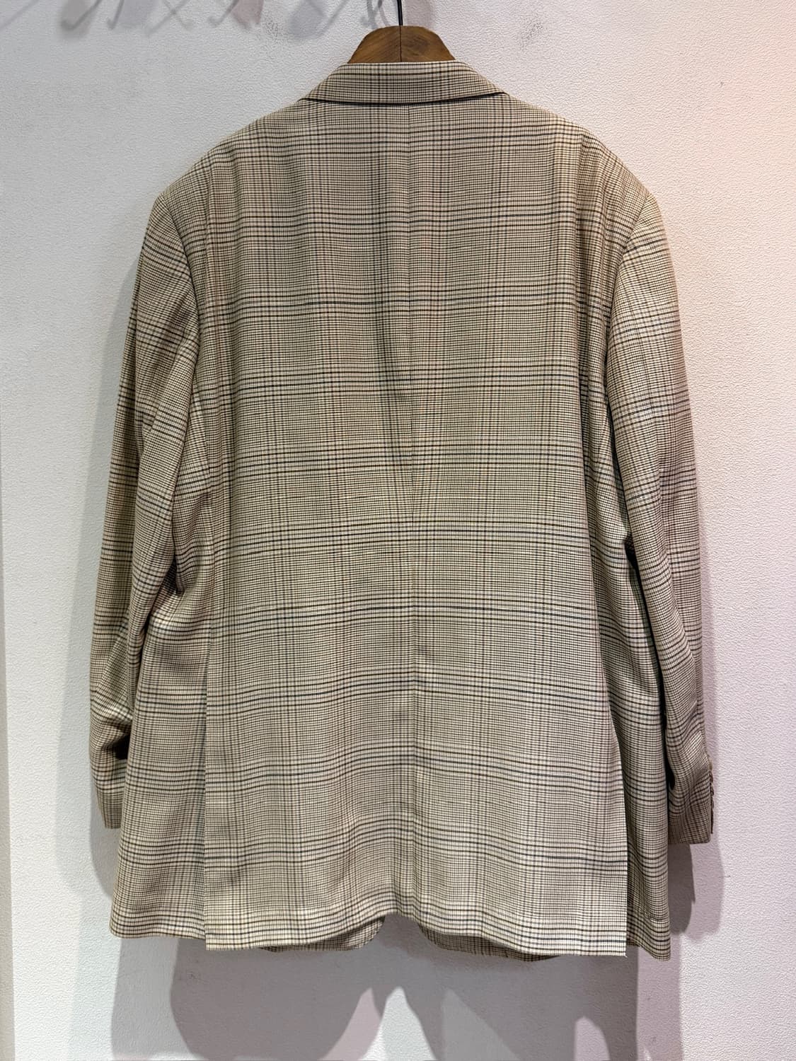 90's Burberrys Wool Silk Check Jacket 상품이미지2