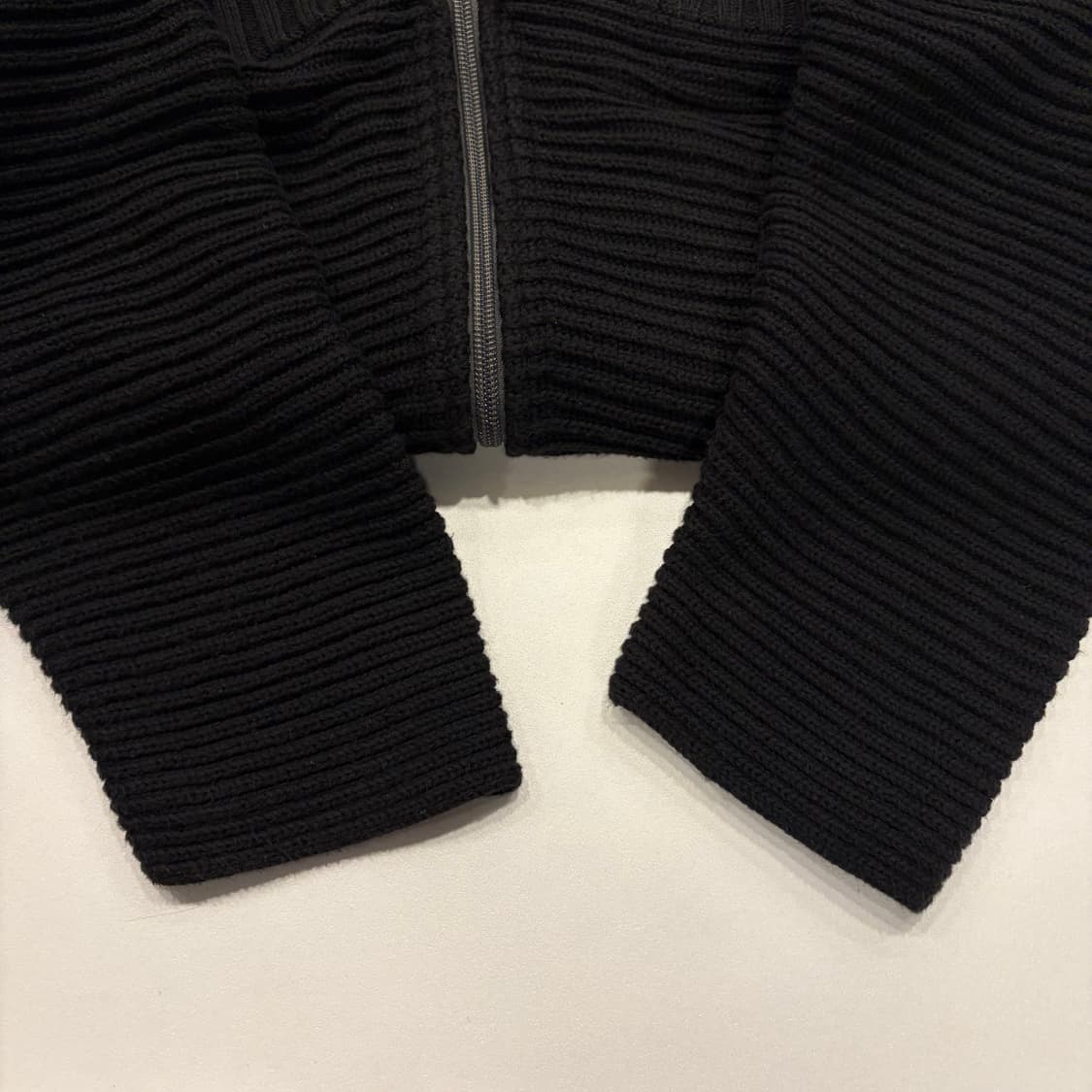 [M] 아르마니 익스체인지 니트 집업 가디건 블랙 B530 상품이미지5