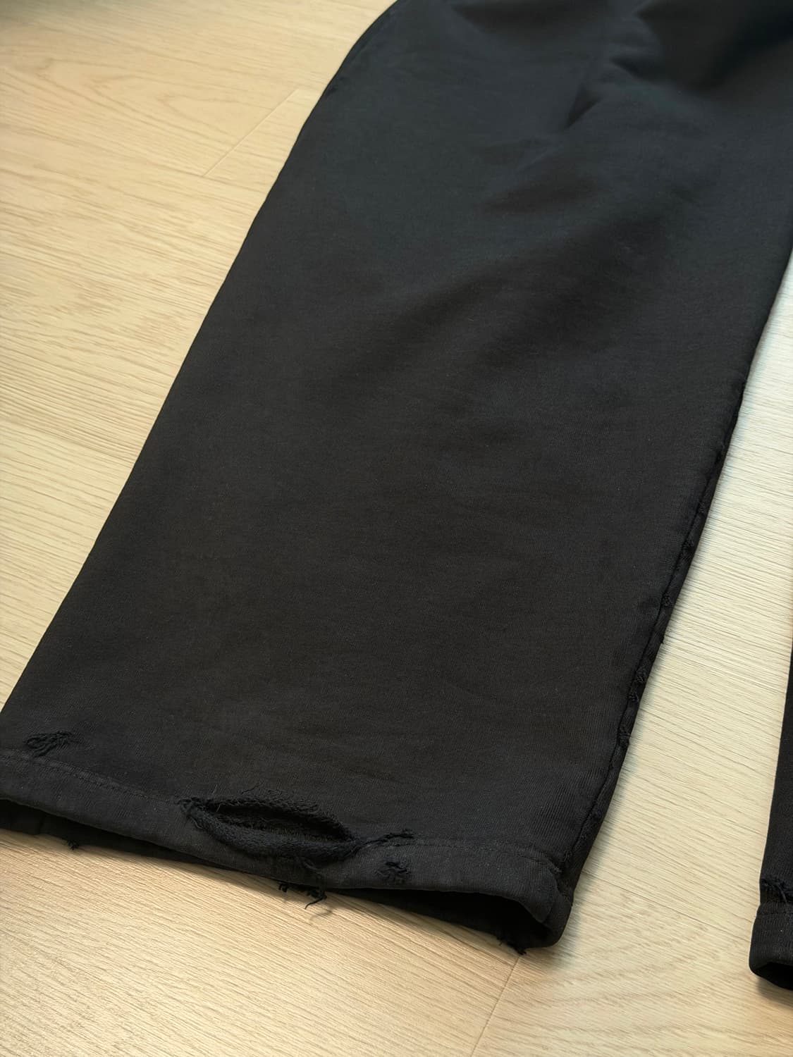 발렌시아가 배기 스웨트 스웻 팬츠 블랙 상품이미지6