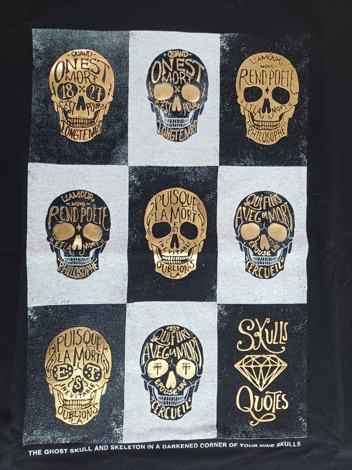 [XS] 스컬 펑크 프랑스 격언 티 상품이미지1