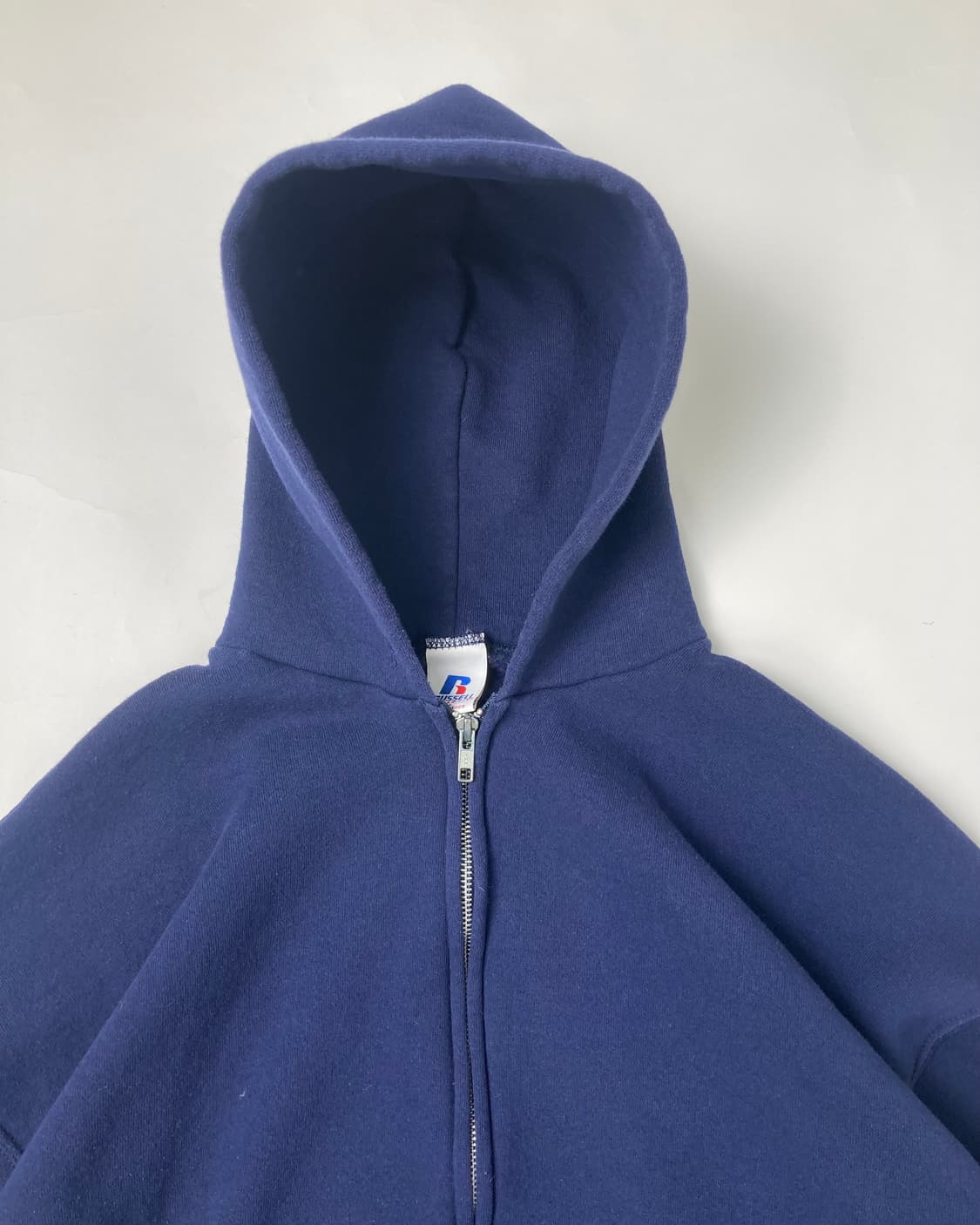 90s Russell Zip Up Hoodie (navy) 상품이미지6