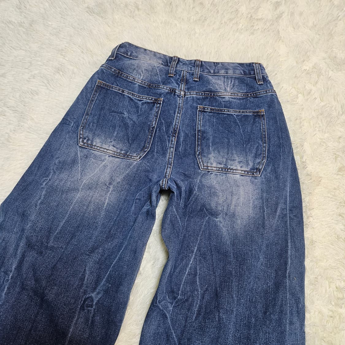 밀로아카이브 24ss 리플렉트 커브드 데님 팬츠 M size 상품이미지5