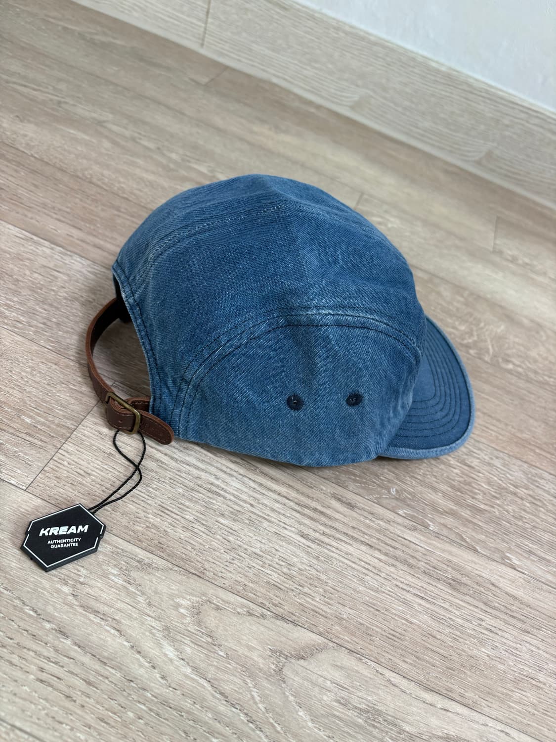 슈프림 워시드 치노 트윌 캠프캡 데님 - 24FW 상품이미지3