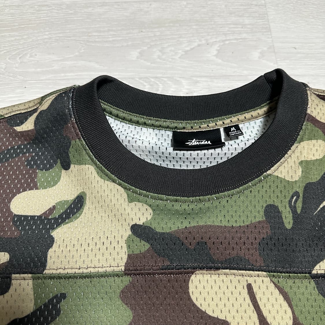 Stussy 4x4 Mesh Football Jersey Camo - M 상품이미지4
