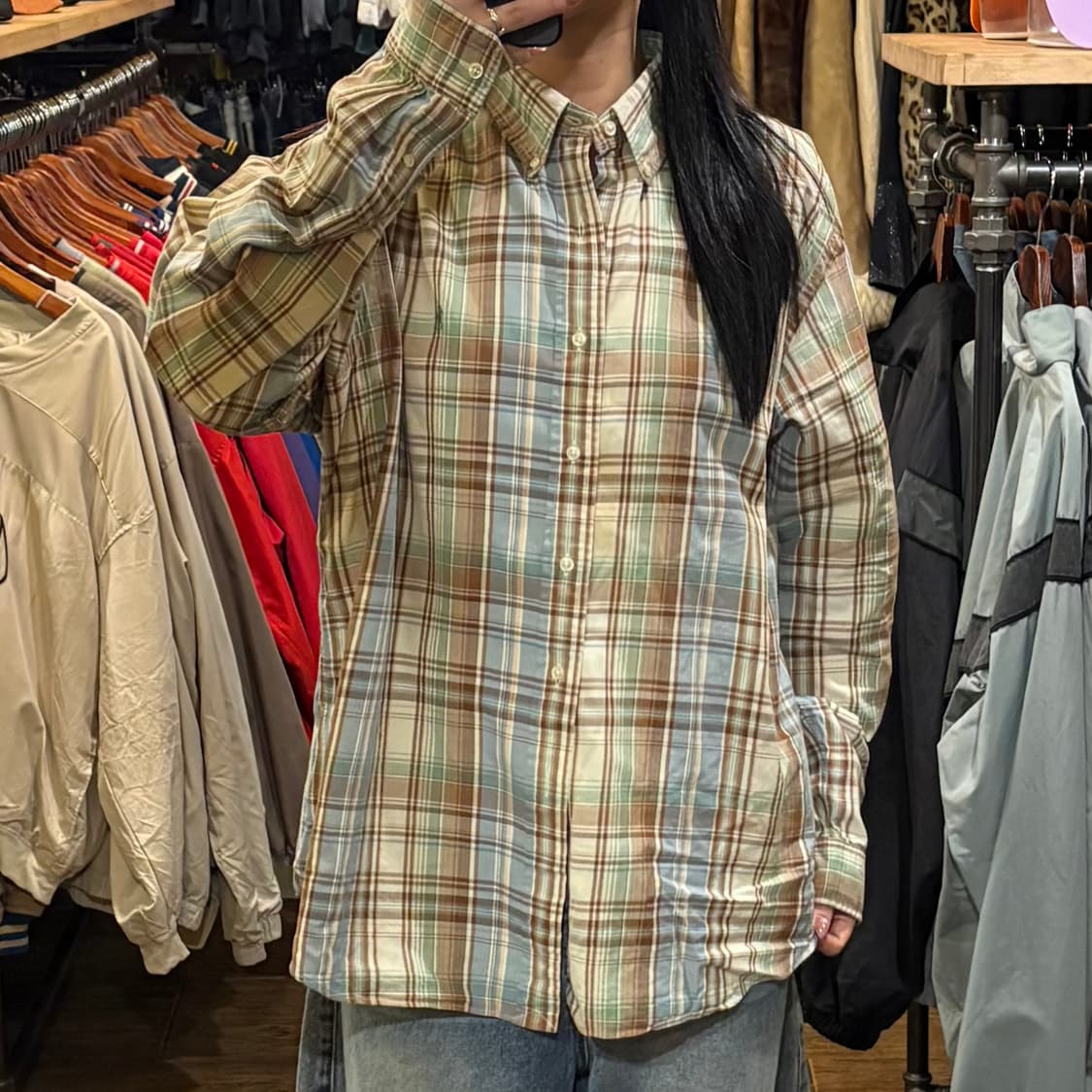 [HI] Polo 폴로 체크 긴팔 셔츠 상품이미지2