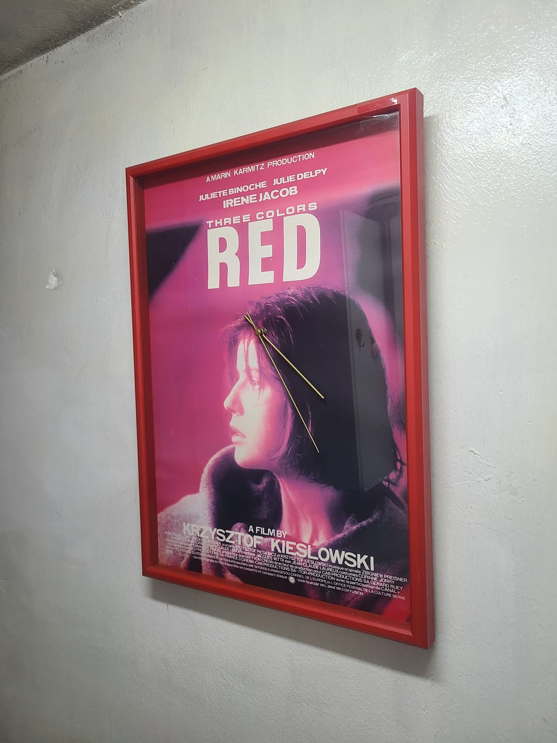영화 RED 포스터 시계 (초희귀) 97년 제품 상품이미지1