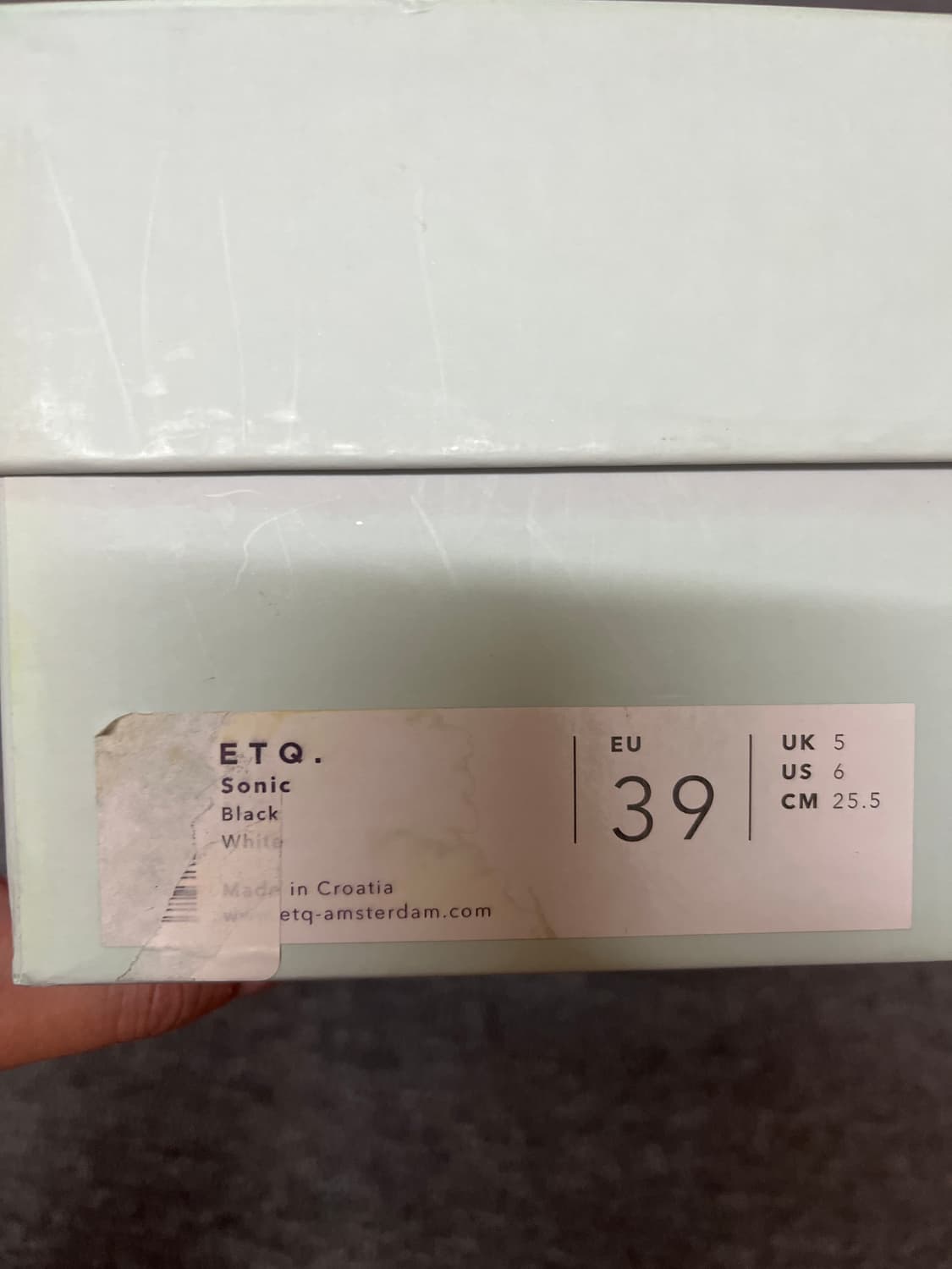 ETQ 소닉 런닝화 255사이즈 상품이미지4