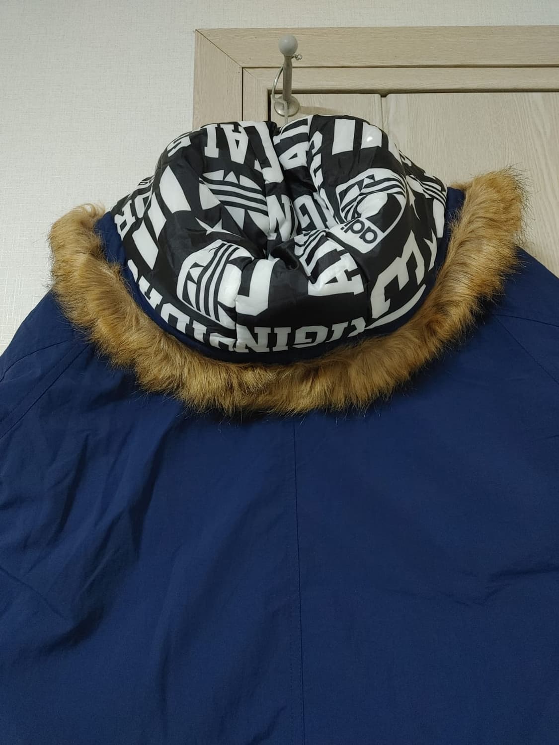 아디다스 롱파카 네이비 085 상품이미지4