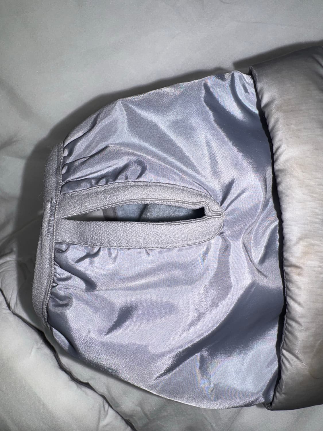 산산기어 24fw 서픽스 푸퍼자켓 그레이 경량패딩 (+ 리브드 롱슬리브) 상품이미지6