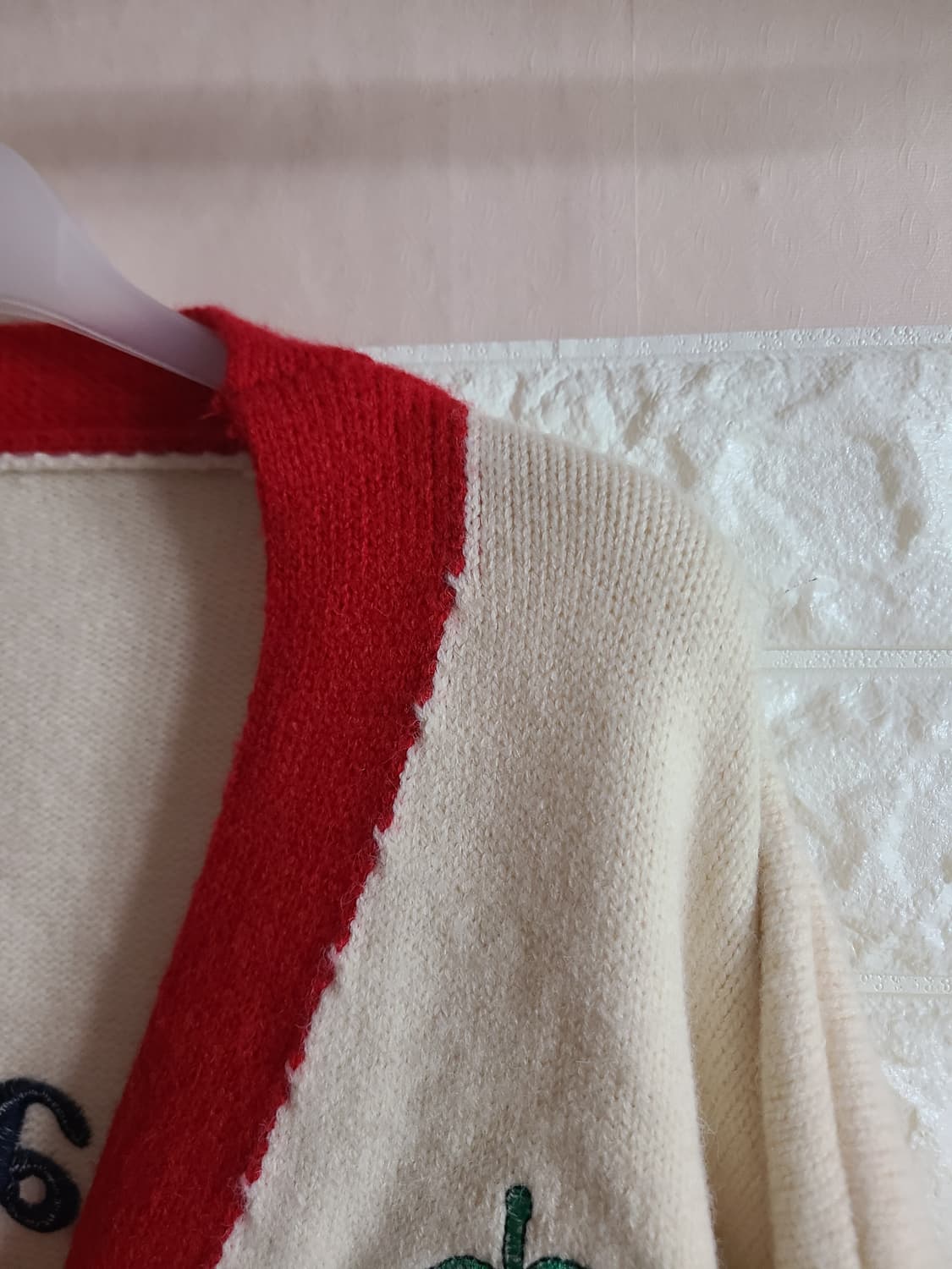 Lalabobo 딸기 자수 가디건 상품이미지3