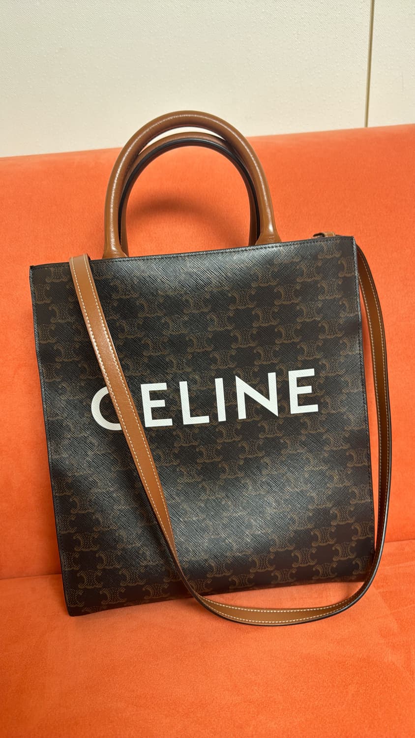 셀린느 트리오페 버티컬 카바스백(정품) 상품이미지7