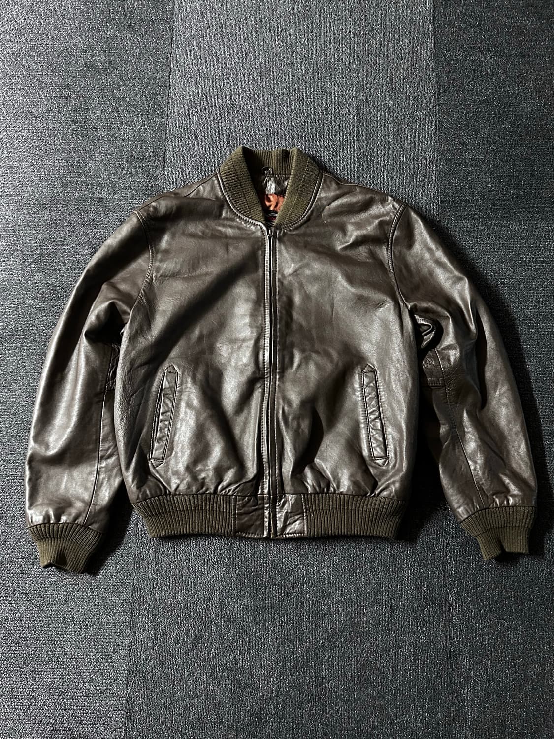 RPONTY 일본산  – 빈티지 양가죽 봄버자켓  상품이미지2