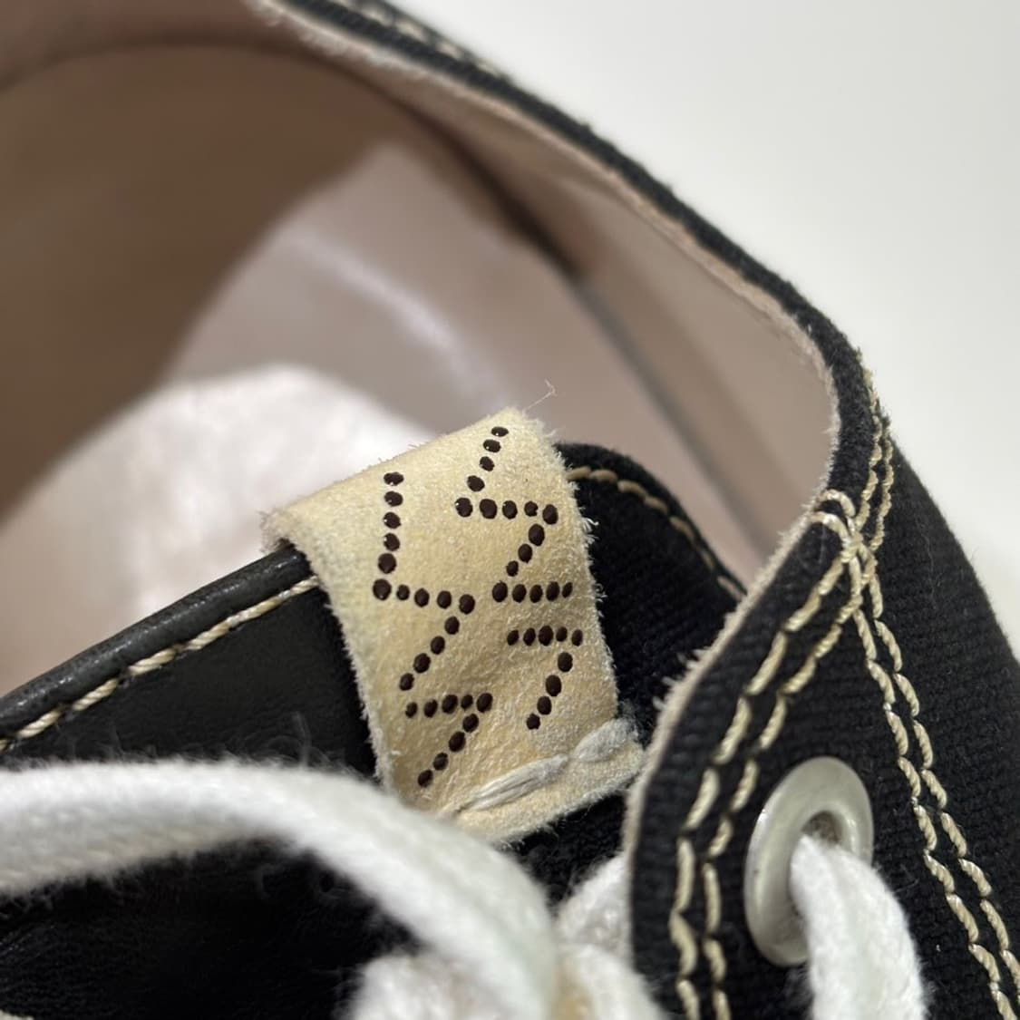 us8.5) 비즈빔 visvim 스캐그웨이 지 패턴 로우 블랙 상품이미지4