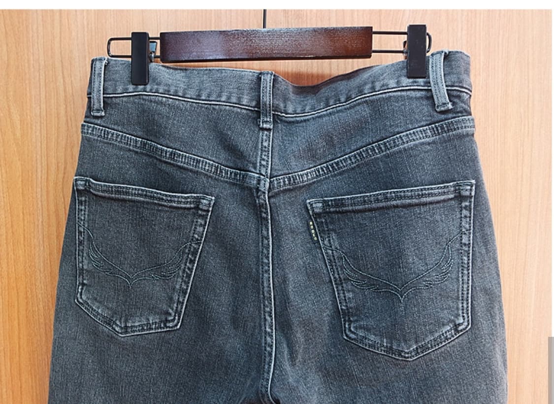 새제품~!! 로데오 크라운 흑청 데님 팬츠 상품이미지6