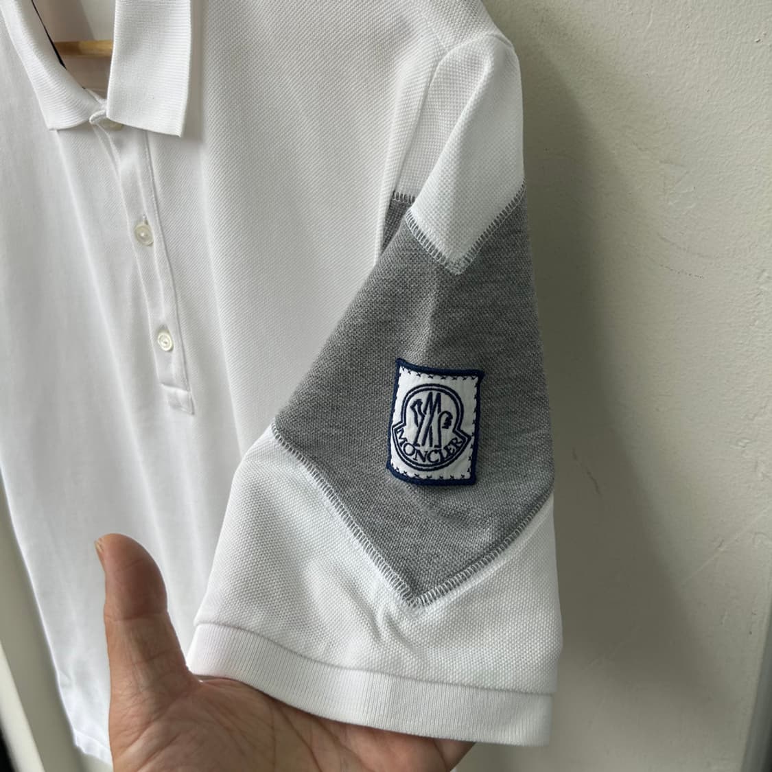 16761 - 몽클레어 감마블루 반팔 카라티 상품이미지4