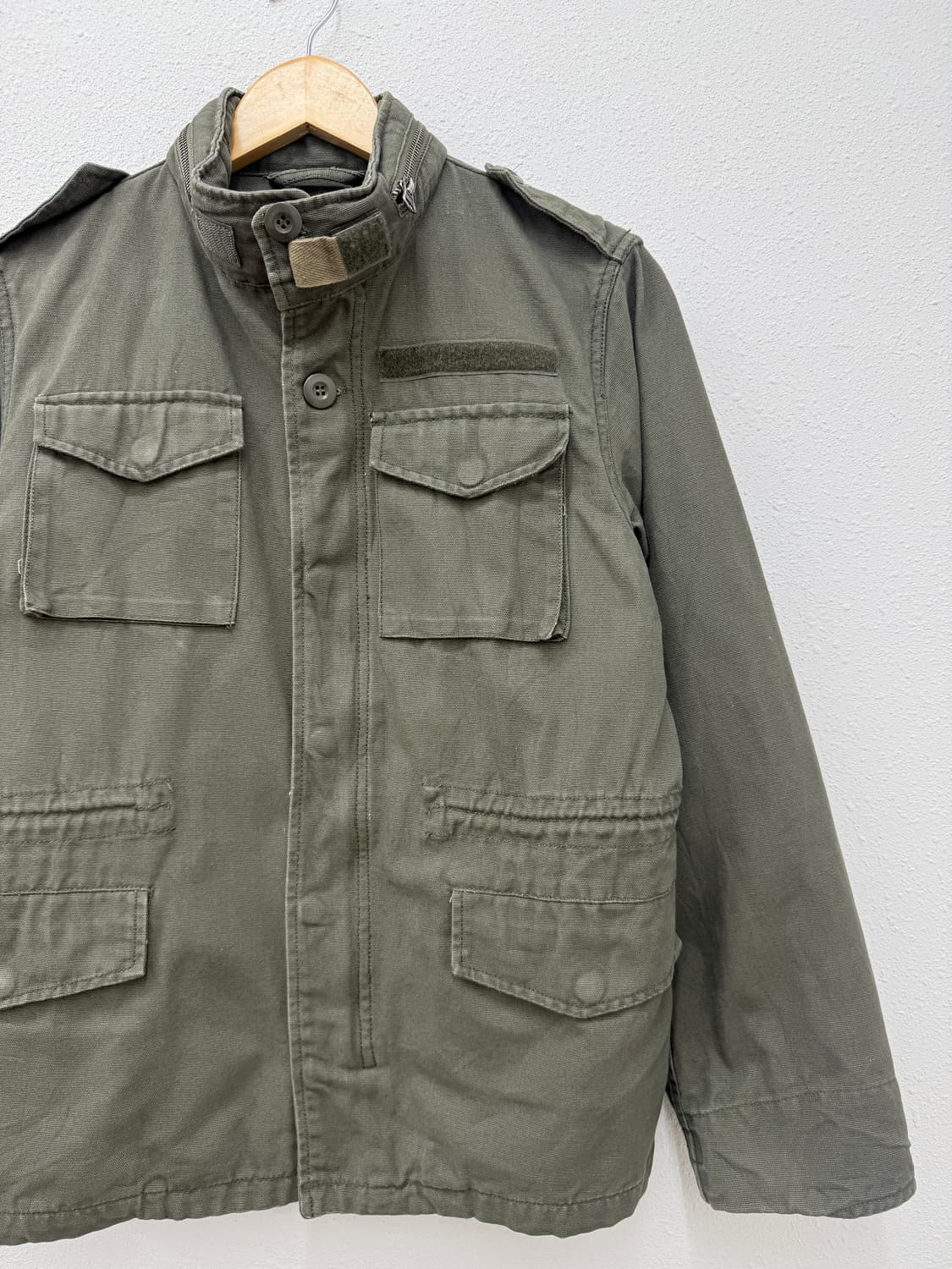 빈티지 RUSH HOUR 카키 밀리터리 점퍼 상품이미지2