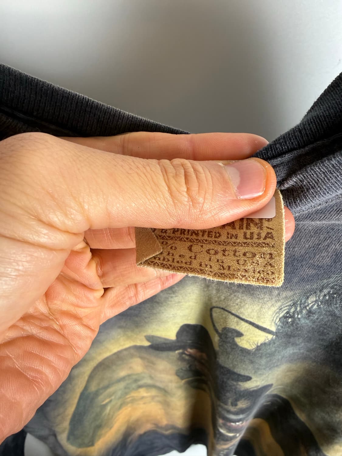 빈티지 USA MADE 카우보이 타이다이  티셔츠  상품이미지3