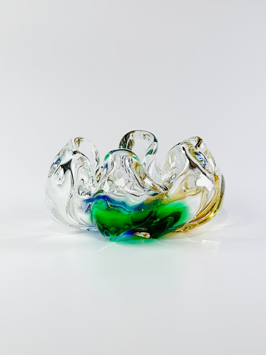 일본 빈티지 쿠라타 아트글라스 애쉬 트레이 오브제 상품이미지3