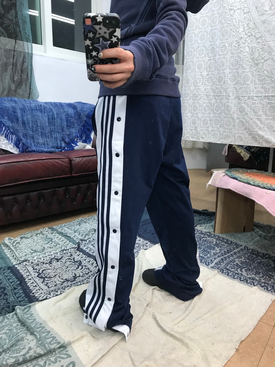 아디다스 밴딩 네이비 트랙팬츠  상품이미지2