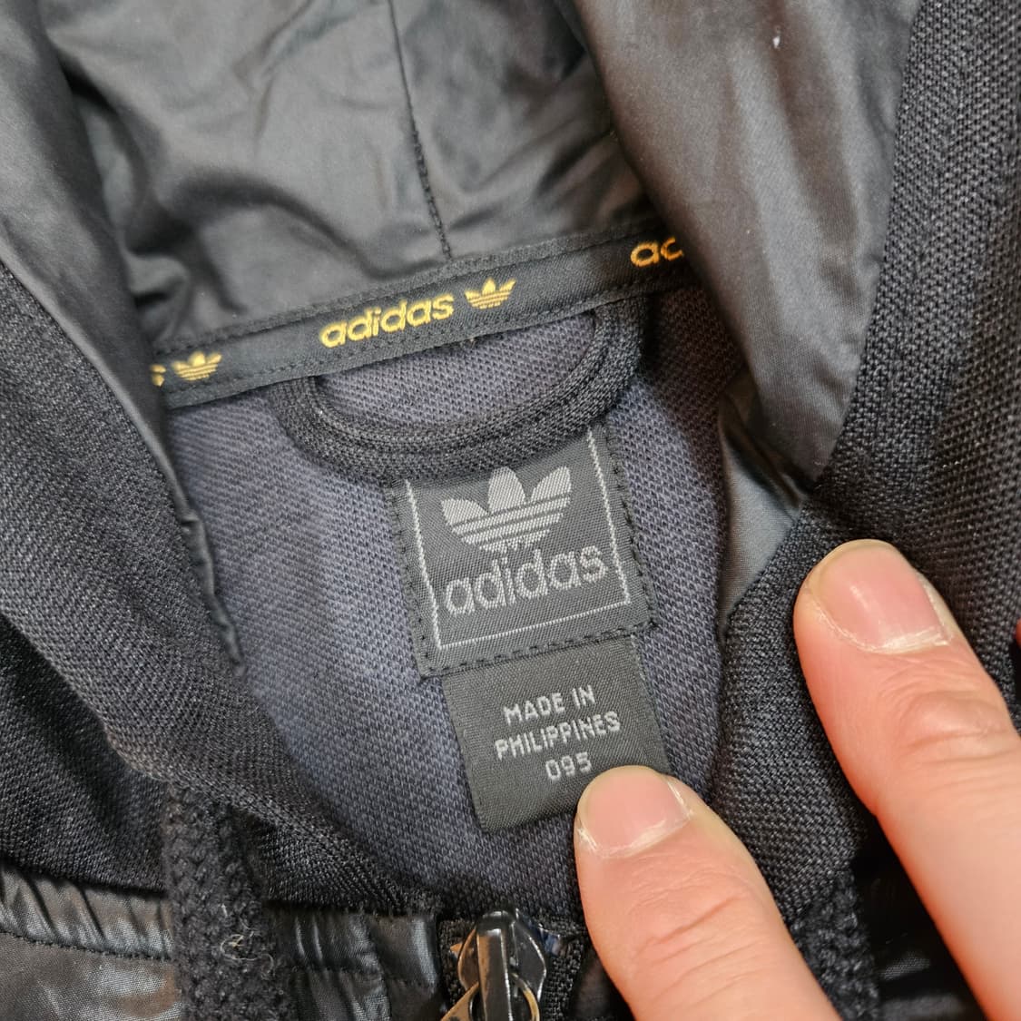 아디다스(Adidas) 00's 올드스쿨 골든 파이어버드 유광 후드 집업 상품이미지6