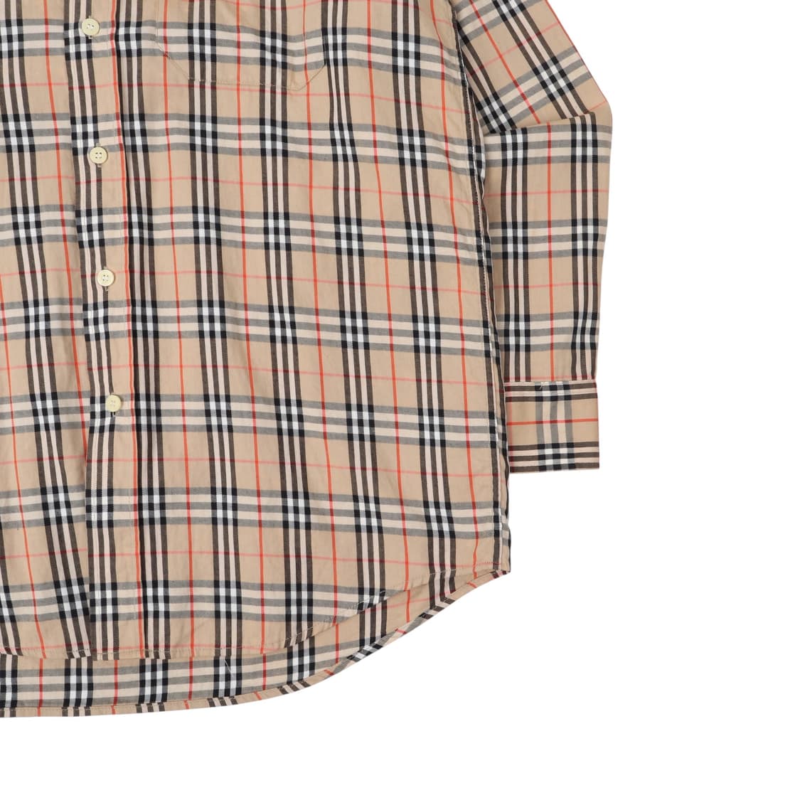 버버리 베이지 노바체크 클래식 셔츠 상품이미지3
