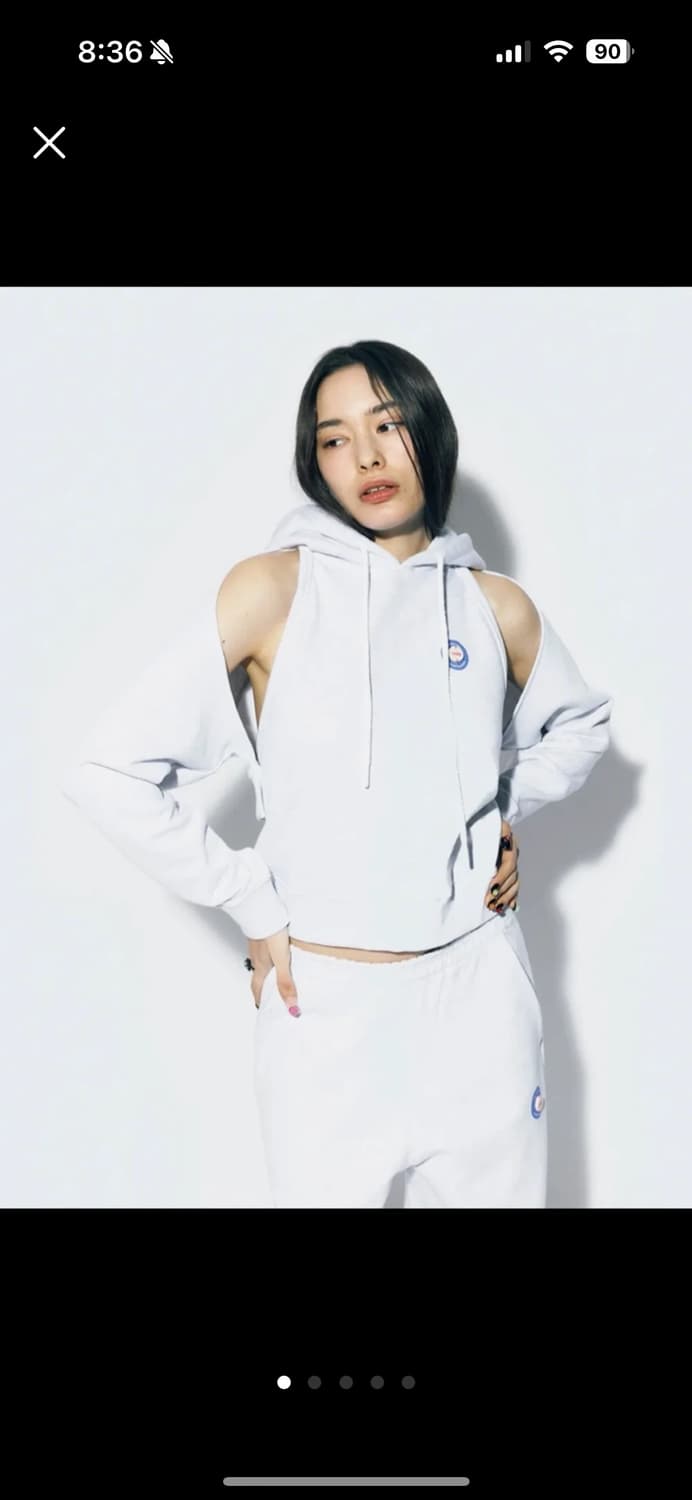 애즈이프캘리 홀터 후드 트레이닝 츄리닝 세트 상품이미지1