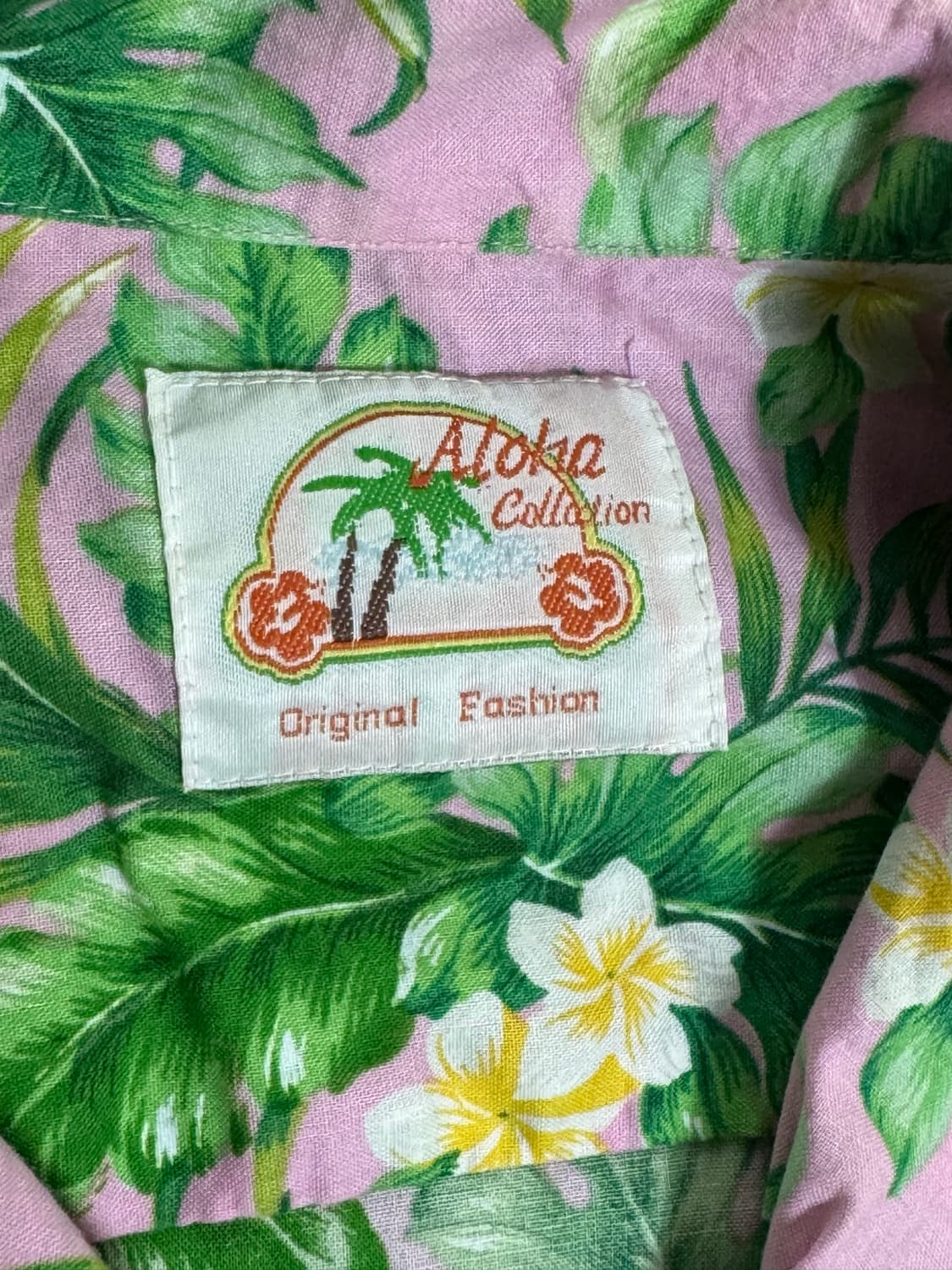 Aloha Collection🇯🇵핑크 트로피컬 하와이안 셔츠Japan 상품이미지3