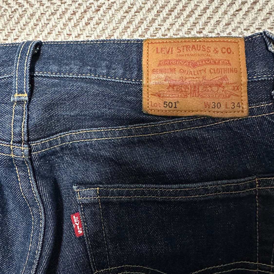 LEVI'S 501 premium usa made selvedge 상품이미지3