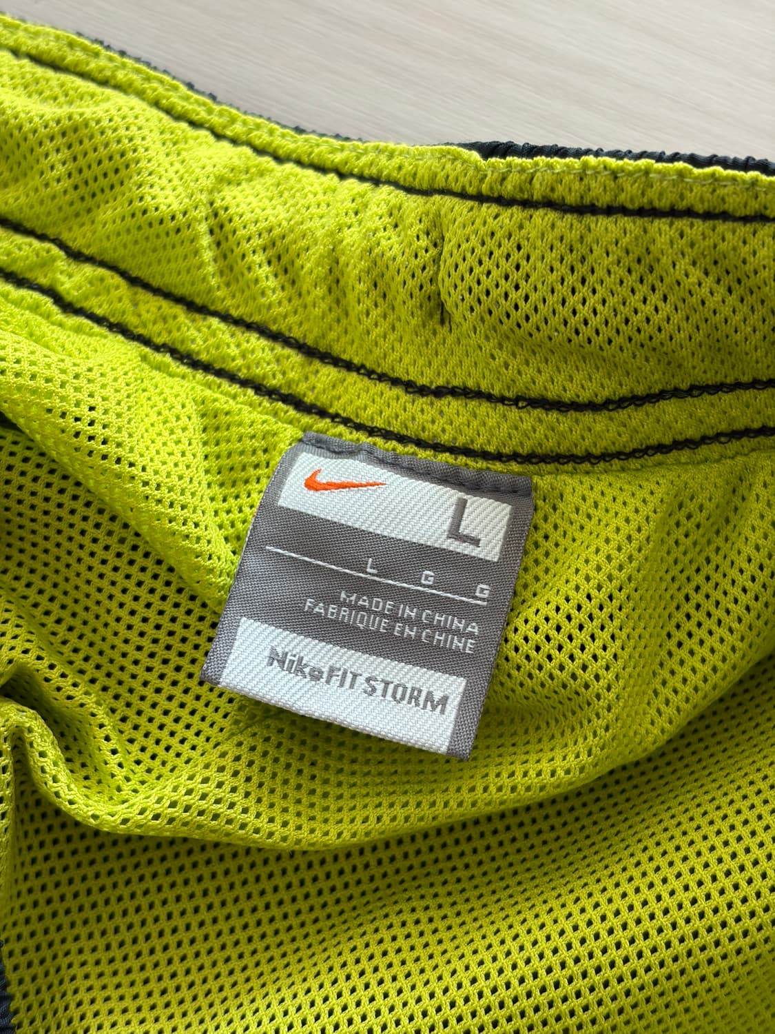 90-00s 올드 나이키 미니 스우시 블랙 팬츠 L (32) 상품이미지5