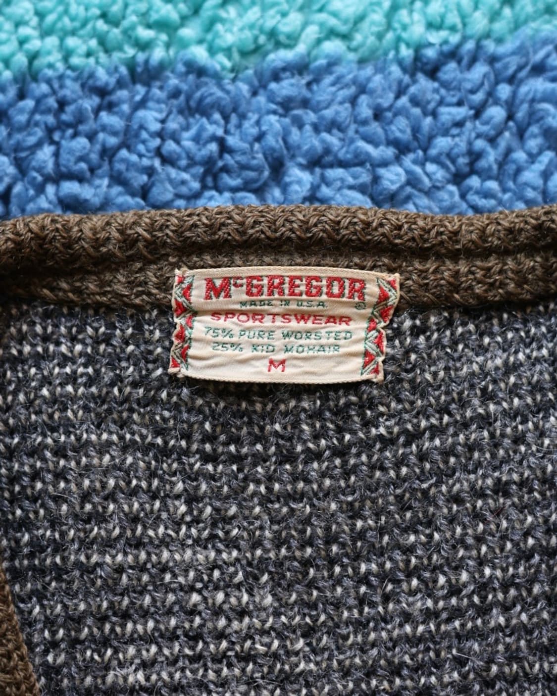 맥그리거 60s 키드 모헤어 가디건/오리지널 빈티지 상품이미지2