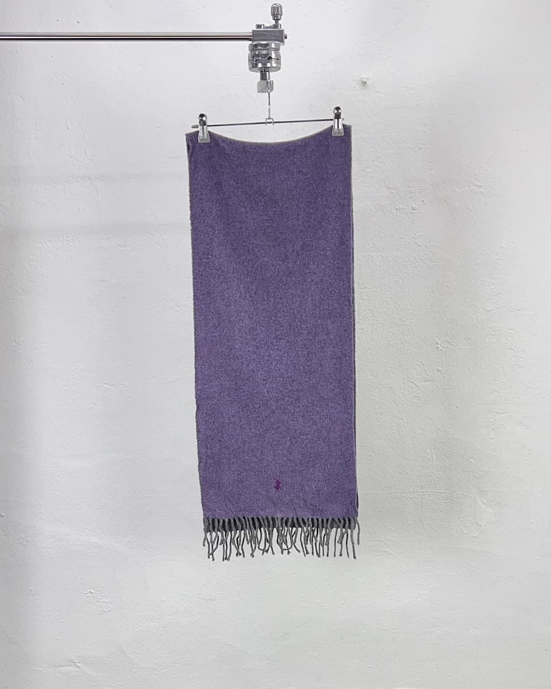 폴로 랄프로렌 투 페이스 프린지 울 머플러 상품이미지1