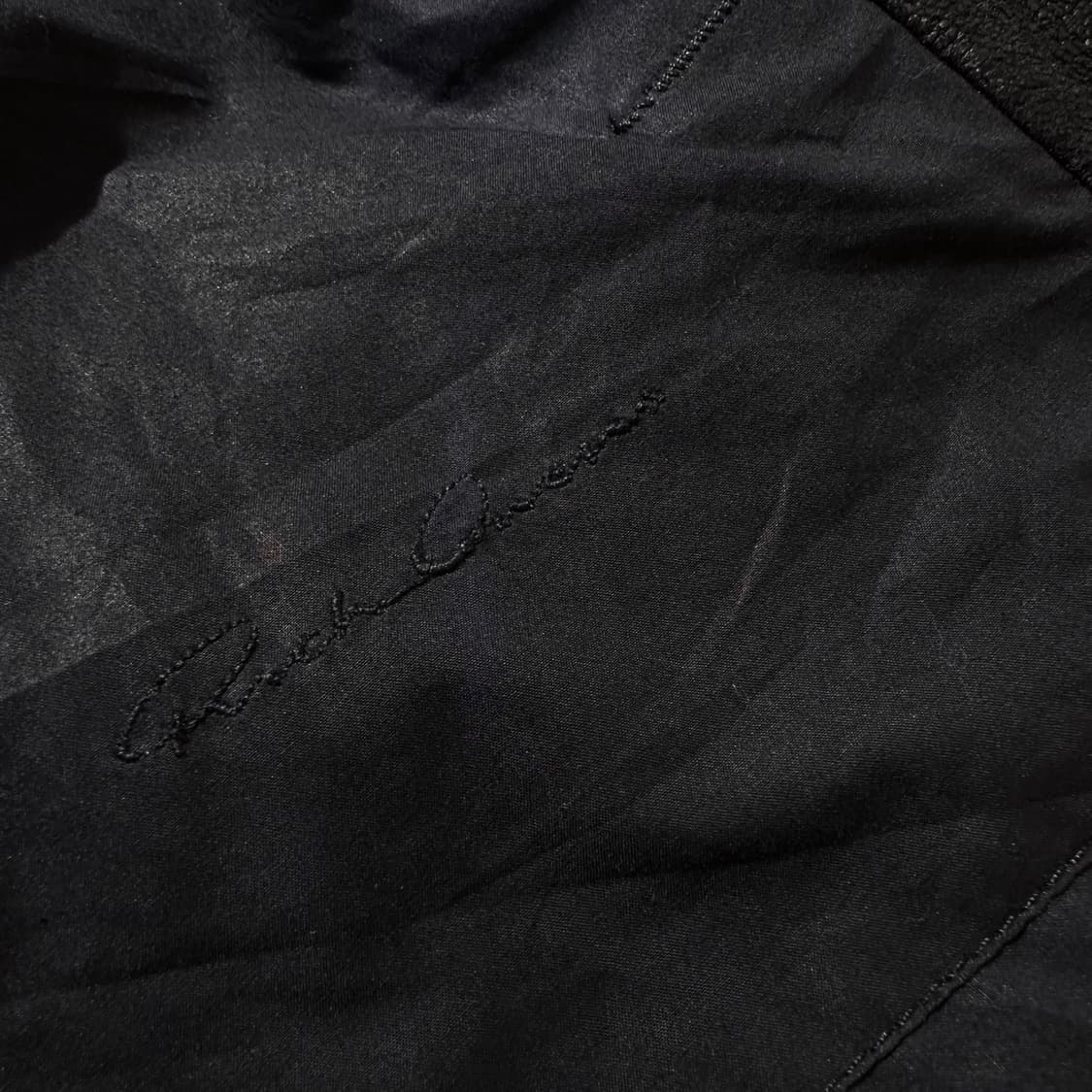 릭오웬스 스투지 램스킨 라이더 자켓 블랙 상품이미지7