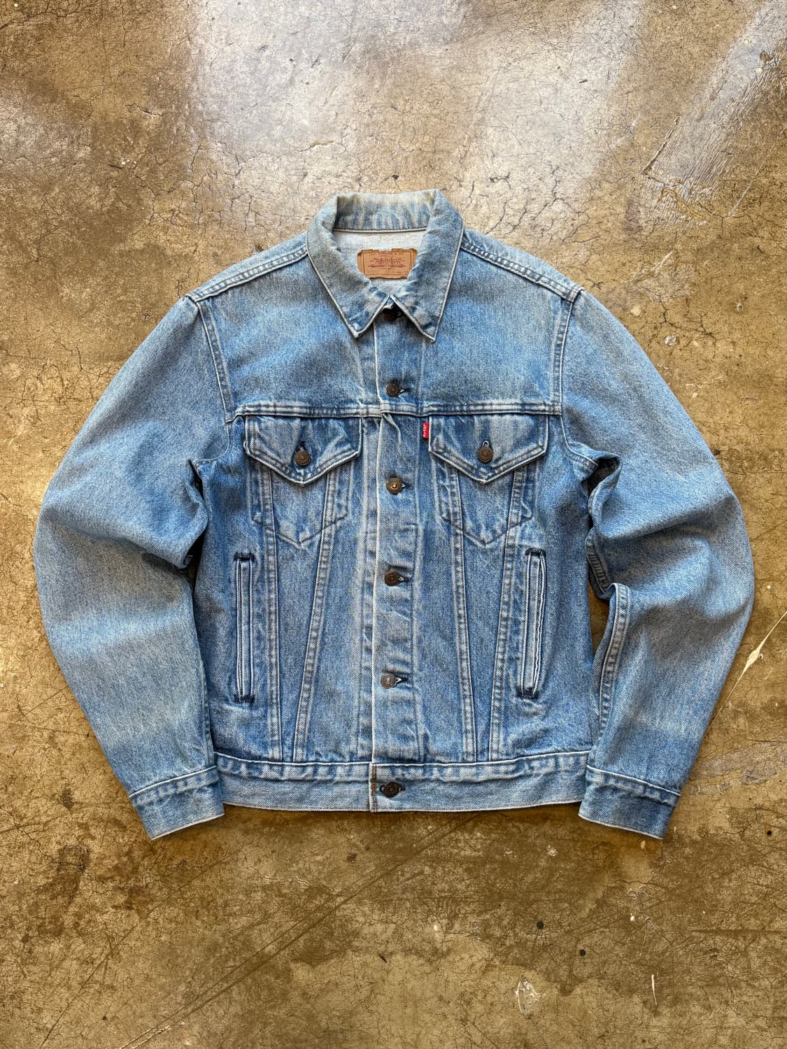 80s Levis 미제 데님 트러커 재킷 상품이미지1