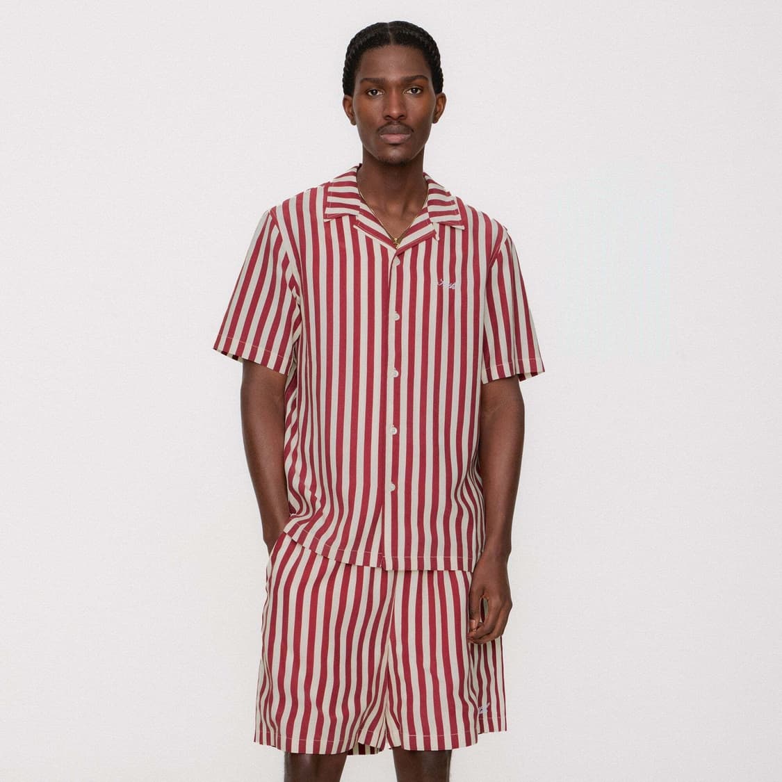 Kith 톰슨 캠프 카라 셔츠 XXL 상품이미지2