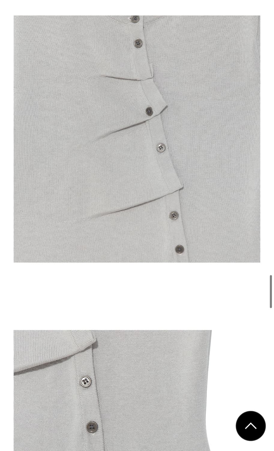 더콜디 TCM draped half knit cardigan (grey) 상품이미지2