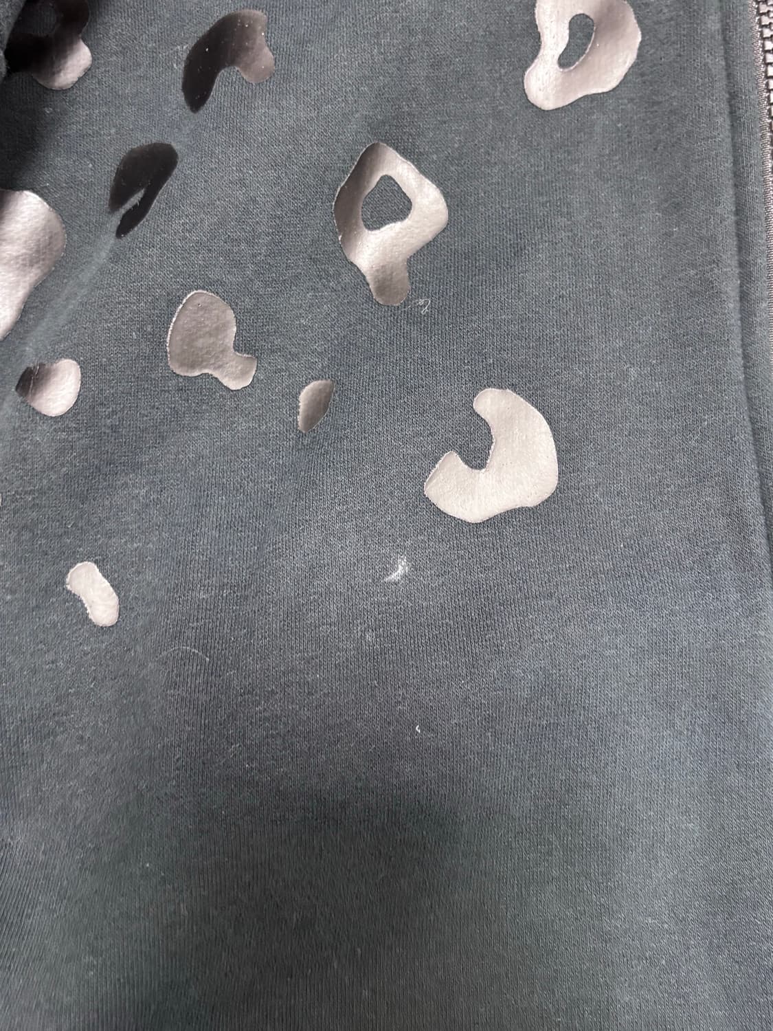 아디다스 x 제레미스캇 레오파드 후드집업 흑표범 상품이미지6