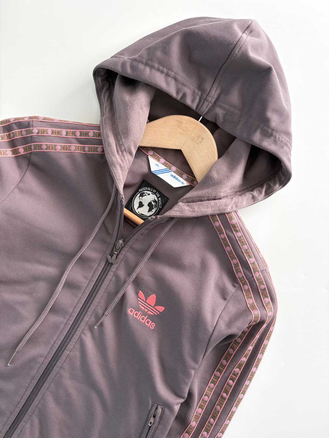 Adidas 아디다스 퍼플 페루 후드 트랙탑 상품이미지2