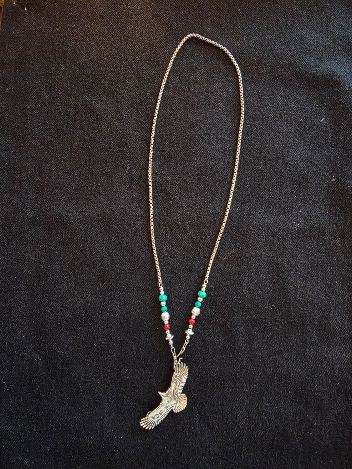 3Cross silver egle Navaho nacklace 상품이미지3