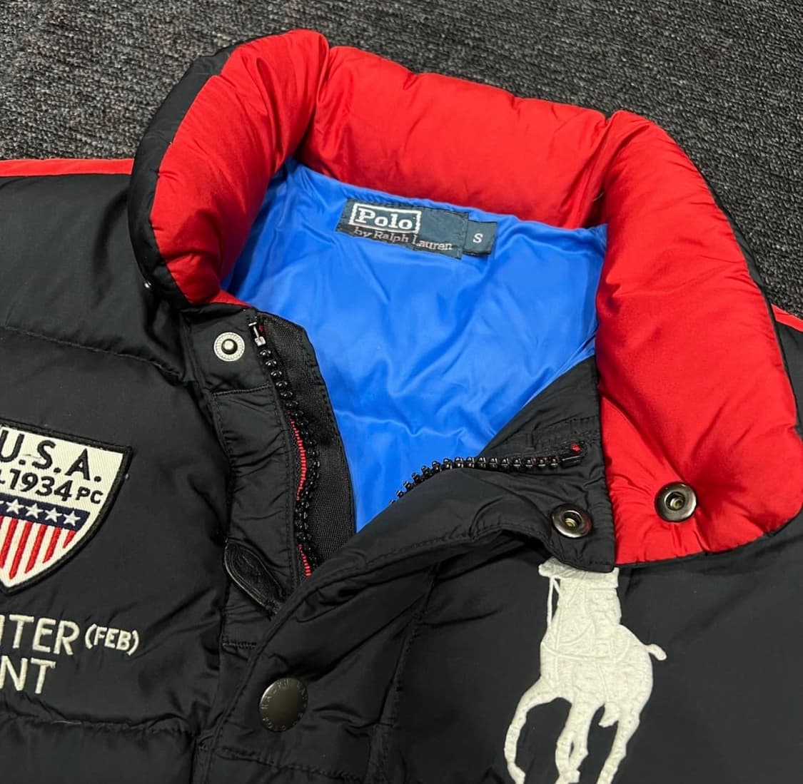 폴로 USA 레이싱 빅포니 패딩 상품이미지4
