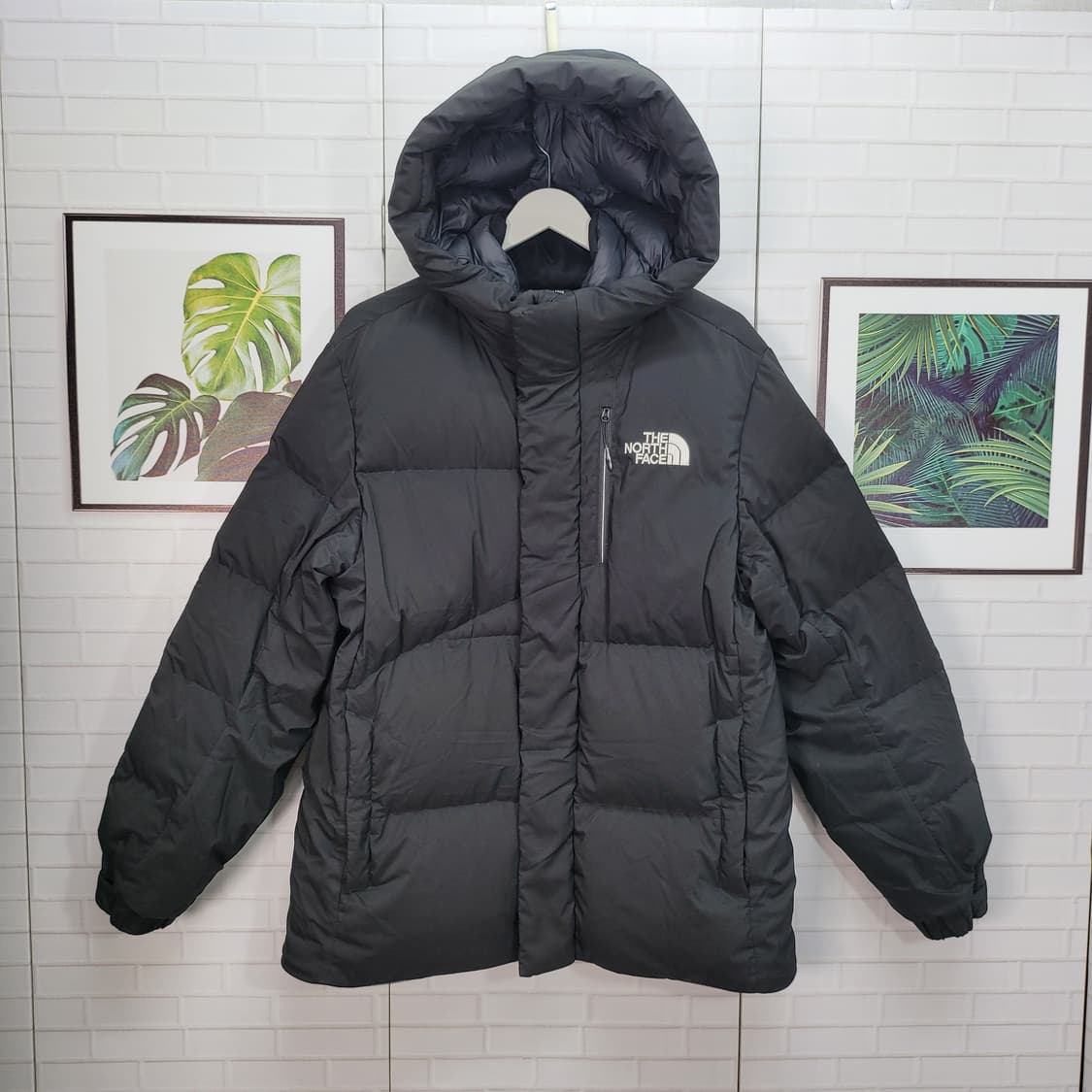 노스페이스 테크 슈퍼 에어 다운 후드 롱패딩 숏패딩 코트 자켓 95사이즈 상품이미지4