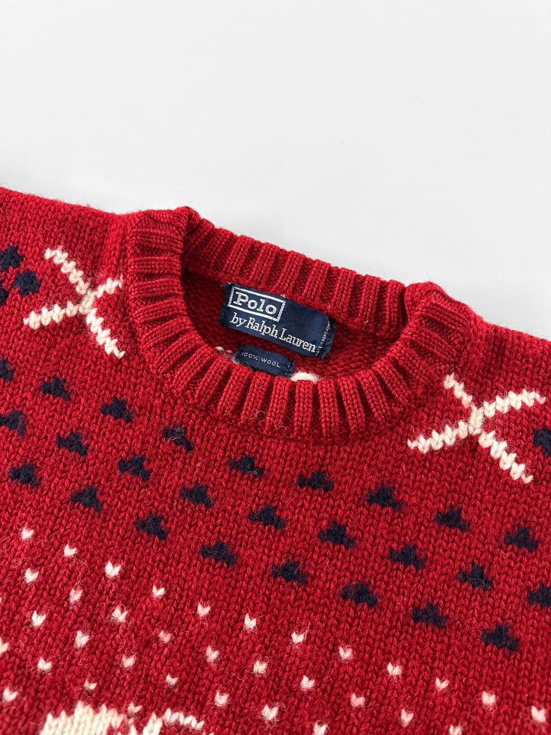 (Rare) 90s 폴로 랄프로렌 다운힐 스키어 울 스웨터 상품이미지4