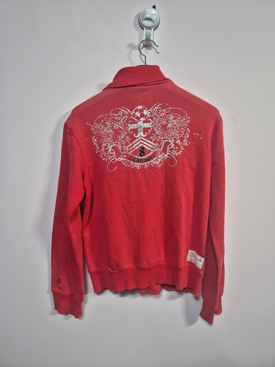  아디다스 삼선 빨간색 트랙 자켓 상품이미지3