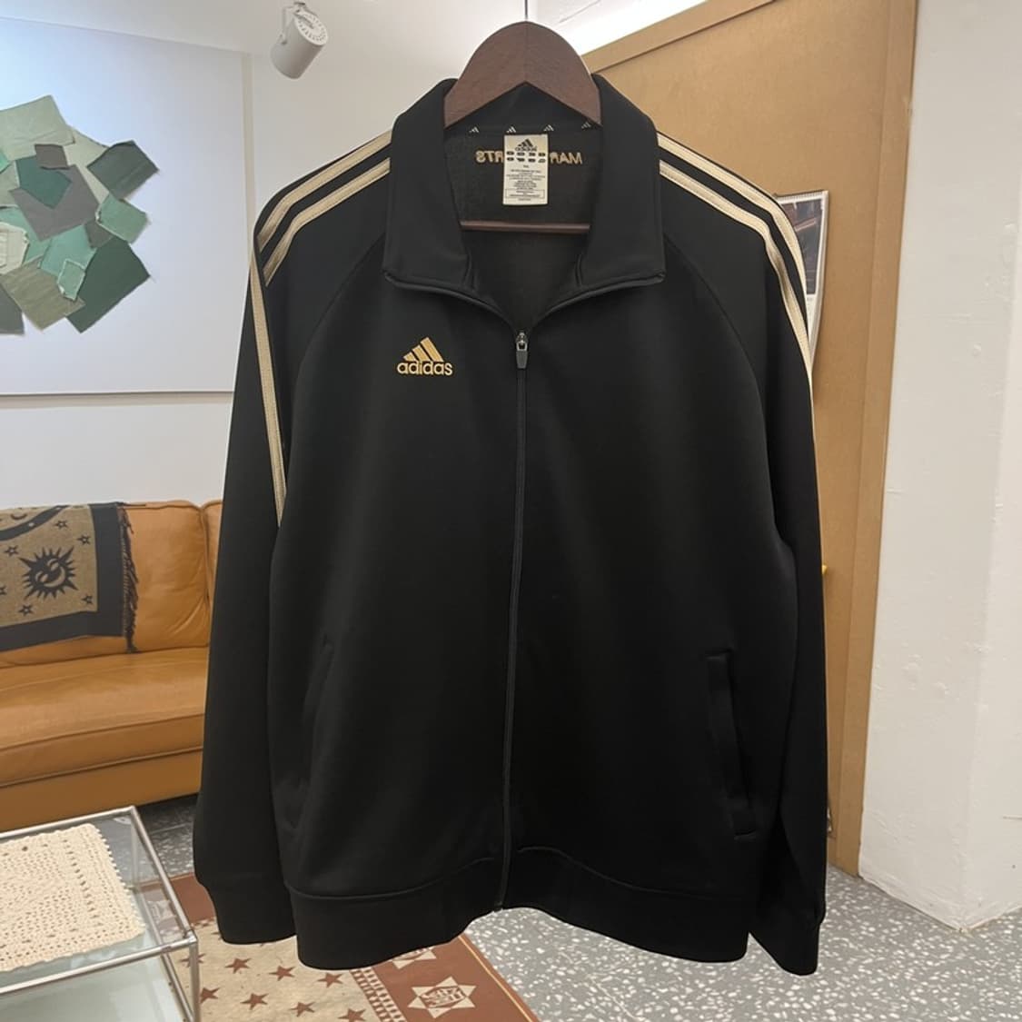 아디다스 빈티지 마샬아츠 검골 져지 집업 XXL C10389 상품이미지3