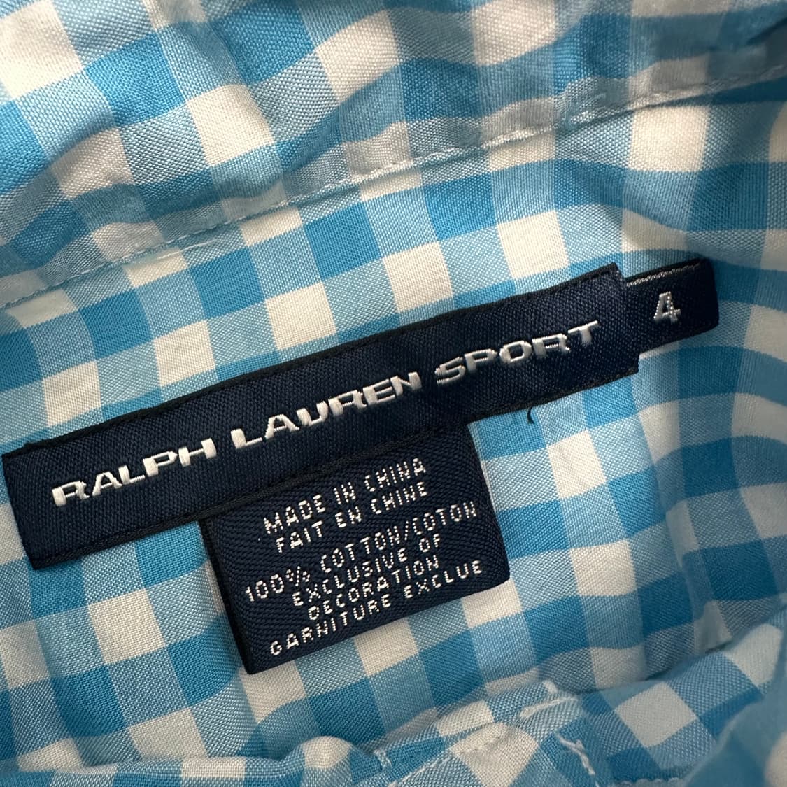 POLO 폴로 랄프로렌 여성 체크 패턴 셔츠 상품이미지4